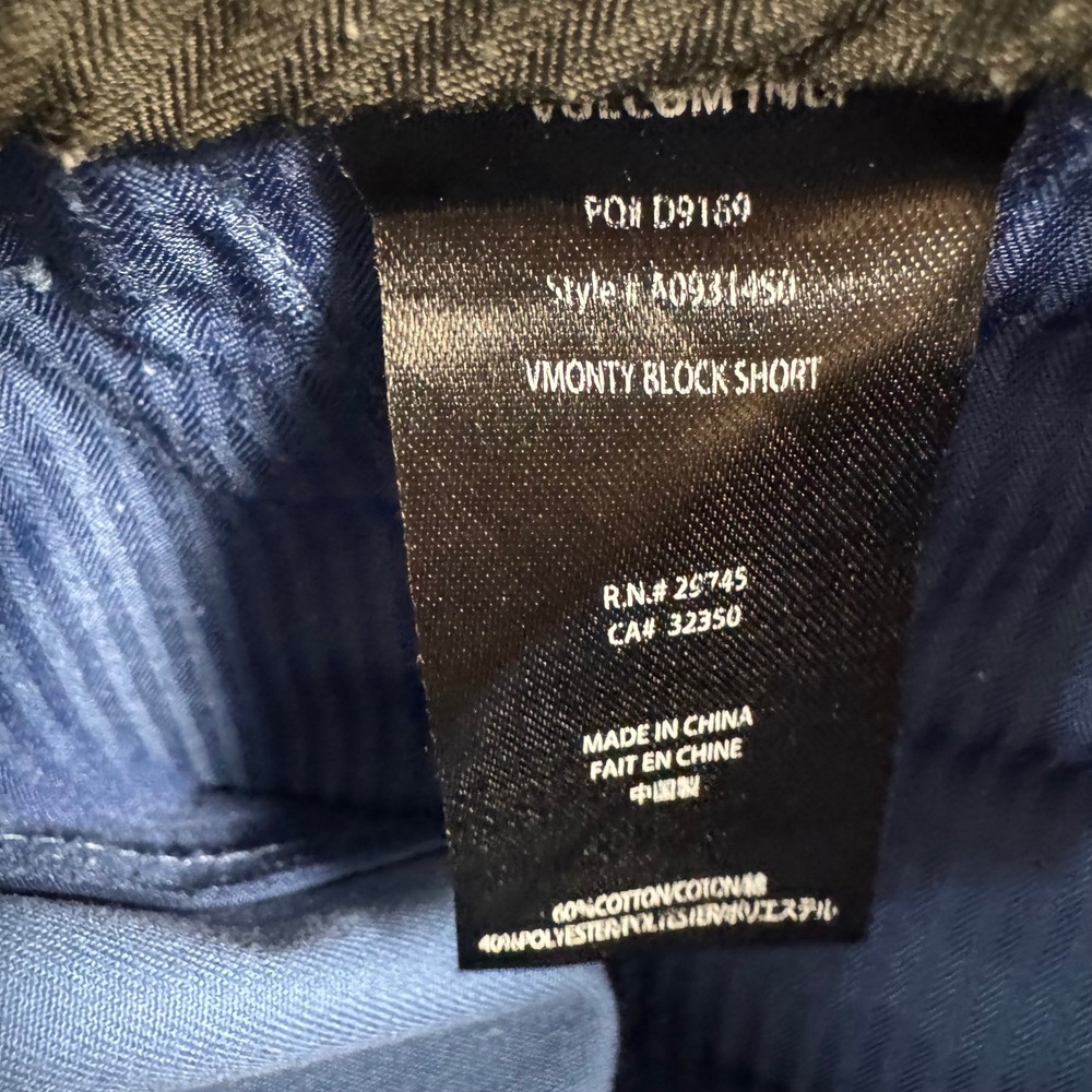 Volcom Vmonty Block Shorts Mens 32 Blue‎ Excellent Colorblock Chino A0931450 - Picture 6 of 10